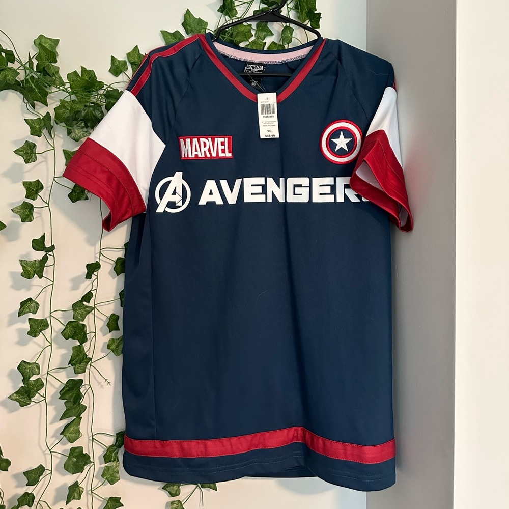 Captain America “Rogers 41” Jersey - BoxLunch
